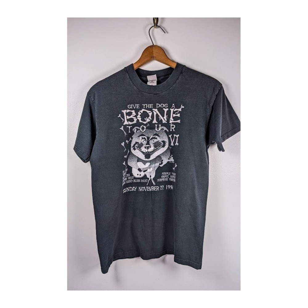Vintage 1998 Give The Dog A Bone Tour VI T-Shirt Large Grunge 98 Rocks Band T